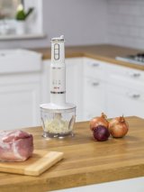 H�ndblender-s�t MPM MBL-43, 500 ml beholder med kniv i rustfrit st�l, blandetilbeh�r i rustfrit st�l, effekt: 600 W #4