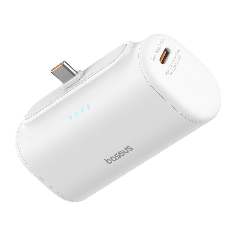 Baseus Compact P10068306213-00 Lithium-ion powerbank 5000 mAh Hvid #3