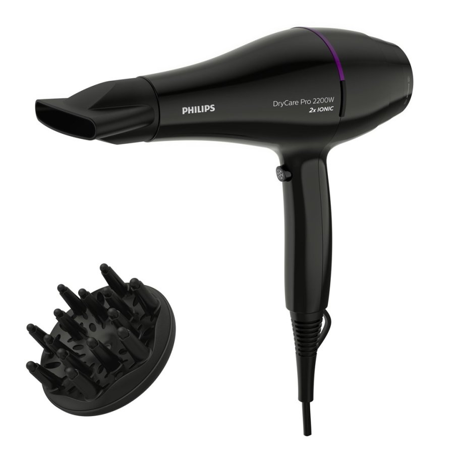 Philips DryCare Kraftig Pro h�rt�rrer med vekselstr�msmotor 2200W t�rrekraft #1