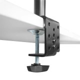Maclean MC-967 Dobbelt lodret skrmholder til skrivebord max VESA 100x100, 13-27