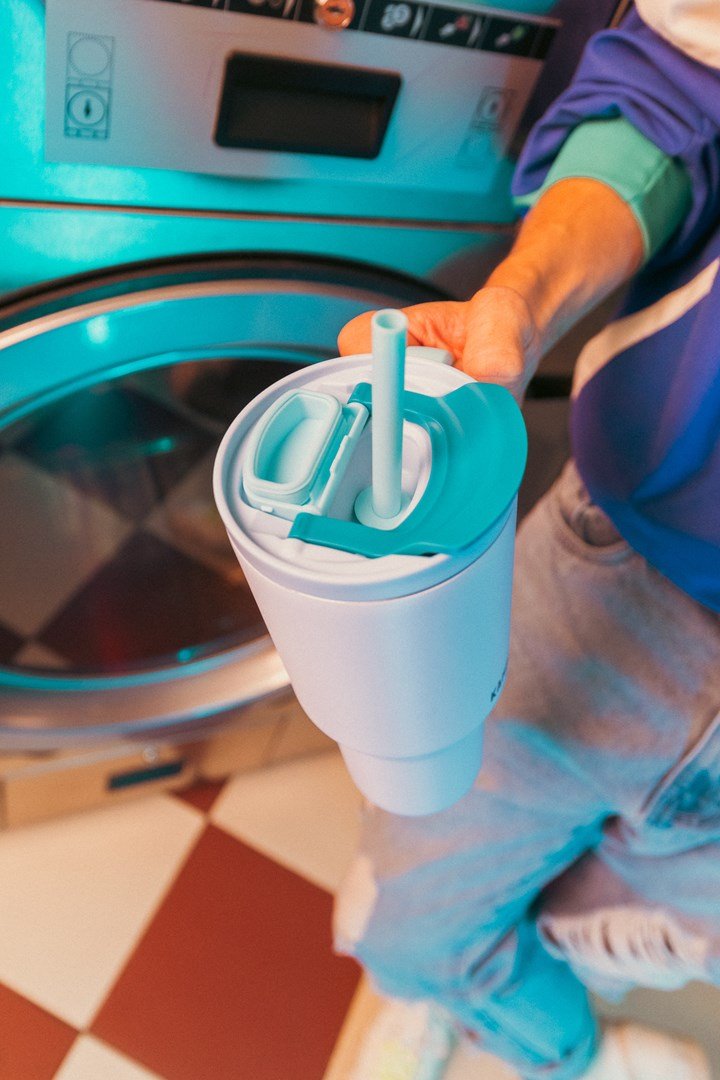 Termokrus med teleskopsugerr Kambukka Rio Tumbler 950 ml Frosty Coconut #7