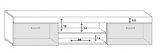 Cama SAMBA 8 BI/CZ TV stativ & underholdningscenter 1 hylder #2