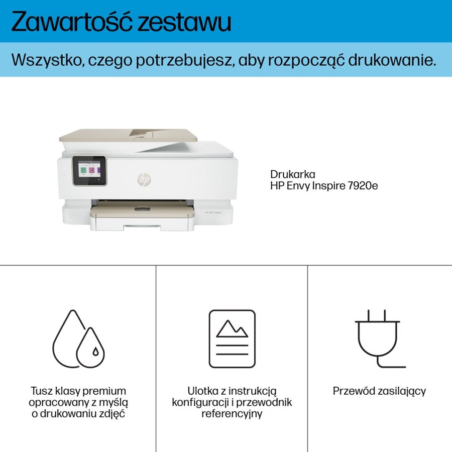 HP ENVY Inspire 7920e Trdlst All-in-One Farve Printer, Instant Ink; Kopimaskine, scanner #18