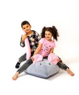 Puf GO GIFT Gr Pink Oxford Mus #2