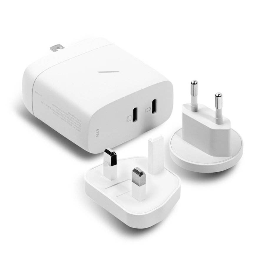 Native Union 67W Dual USB-C Fast GaN PD Wall Charger White #3