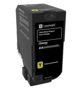 Lexmark 74C20Y0 tonerpatron 1 stk Original Gul #3