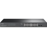 TP-Link JetStream TL-SG2218P netv�rksswitch Administreret L2/L2+ Gigabit Ethernet (10/100/1000) Str�m over Ethernet (PoE) 1U Sort #1
