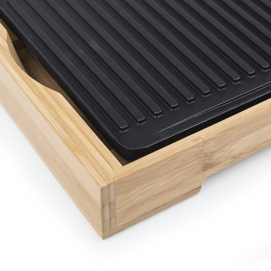 Tristar BP-2641 barbecue & grill Bordplade Elektrisk Bamboo, Sort 2200 W #5