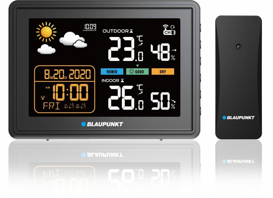 Vejrstation med udendrs sensor Blaupunkt WS30BK #5