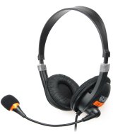 NATEC Drone Headset Ledningsfrt Opkald/musik Sort, Orange #1