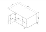 Cama Sofabord/plne ALMA 100x55xh55 kashmir #4