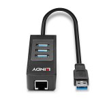 Lindy 43176 interface hub USB 3.2 Gen 1 (3.1 Gen 1) Type-A 5000 Mbit/s Sort #5