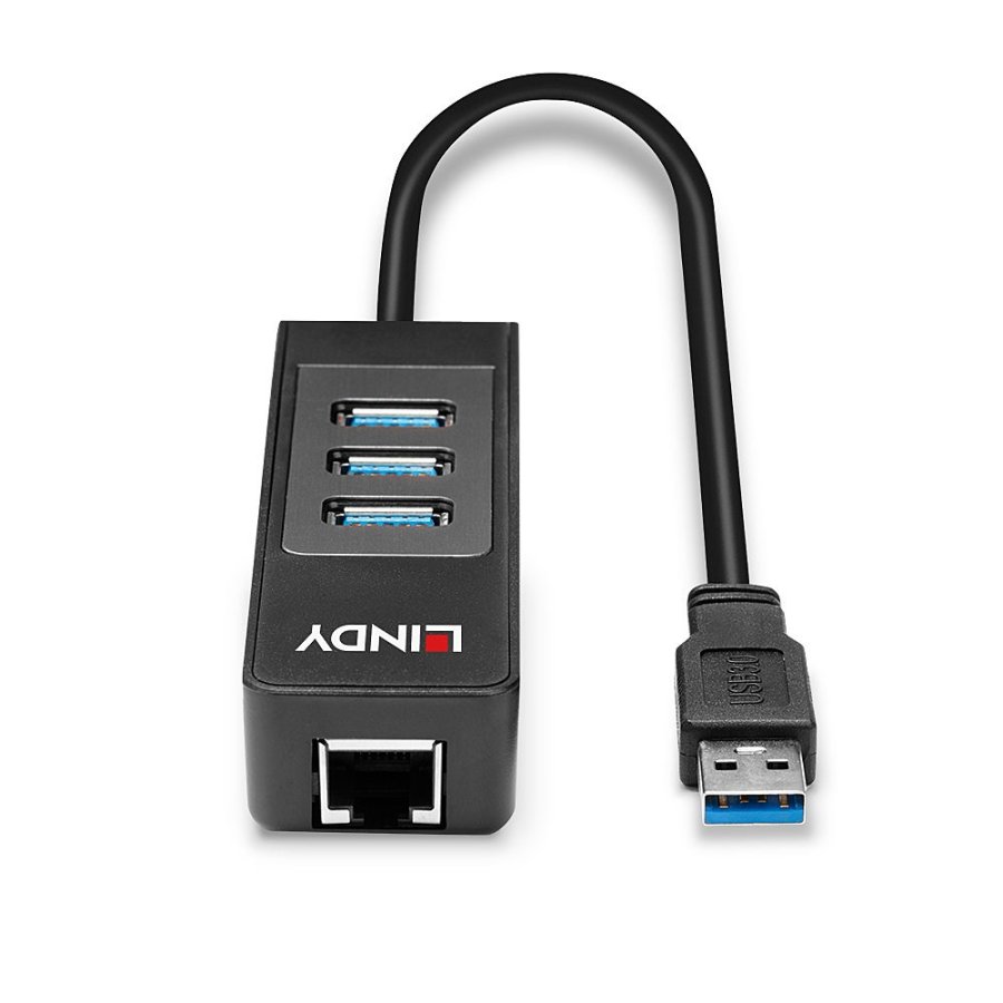 Lindy 43176 interface hub USB 3.2 Gen 1 (3.1 Gen 1) Type-A 5000 Mbit/s Sort #5