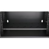 Extralink LITE 4U 530X400 WALL-MOUNTED RACKMOUNT CABINET BLACK Fritst�ende/v�g-/gulvmonteret stativ Sort #20