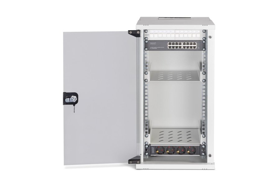 Digitus DN-49104-SET stativ 12U V�gmonteret stativ Gr� #3