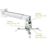 Techly ICA-PM 16 monteringsbeslag til projektor Vg/loft Slv #6