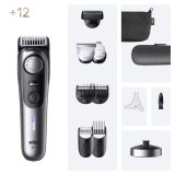 Braun BeardTrimmer 9 BT9560 skg trimmer Batteri 52 2 cm Vd og tr Sort, Slv #4