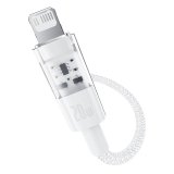 Baseus Gem USB-C til iP hurtigopladningskabel 1 m 20 W Hvid #6