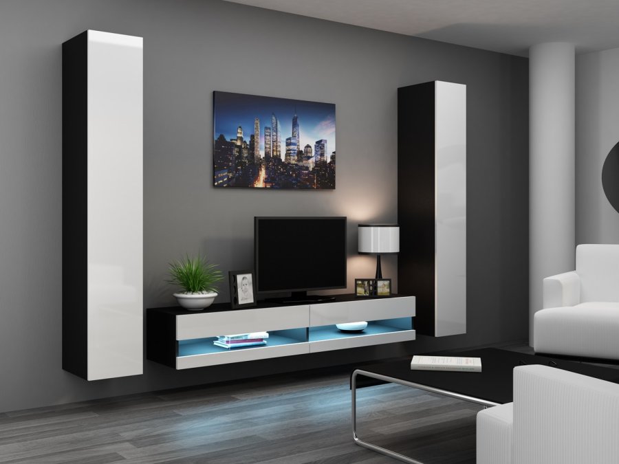Cama RTVVIGO180N c/b TV stativ & underholdningscenter 2 hylder #3