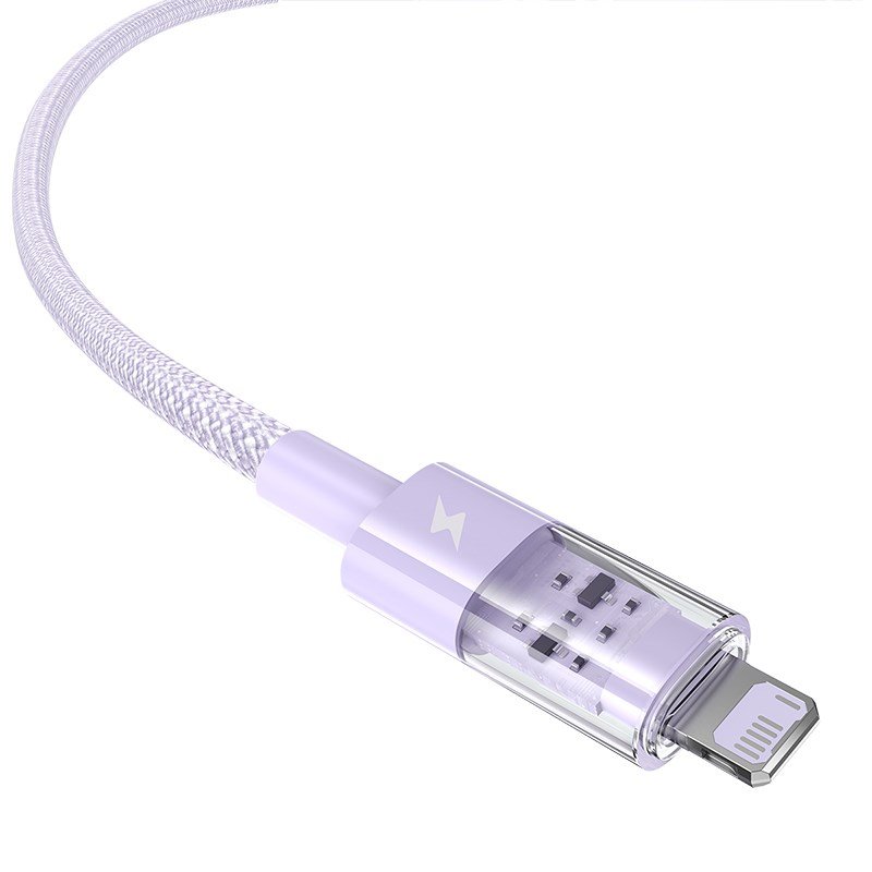 Baseus Gem USB til IP 2.4A hurtigopladningskabel 2 m Lilla #3