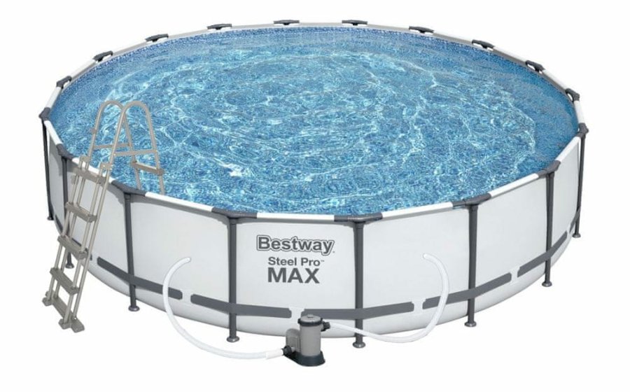 Bestway 9361 swimmingpool til over jorden Indrammet pool #3