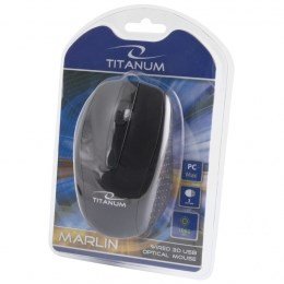 TITANUM TM110K mus Ambidextrous USB Type-A Optisk 1000 dpi #3
