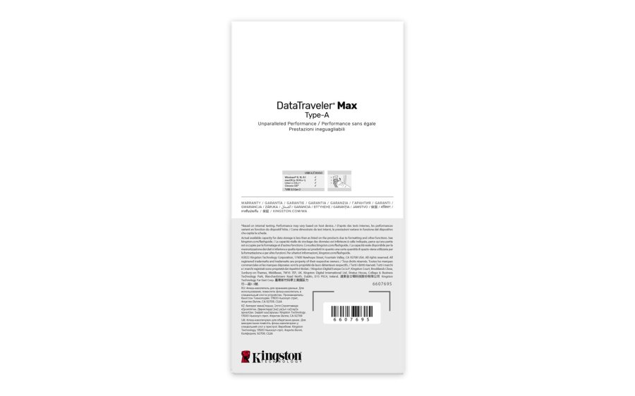 Kingston Technology DataTraveler 256GB Max Type-A 1000R/900W USB 3.2 Gen 2 #8