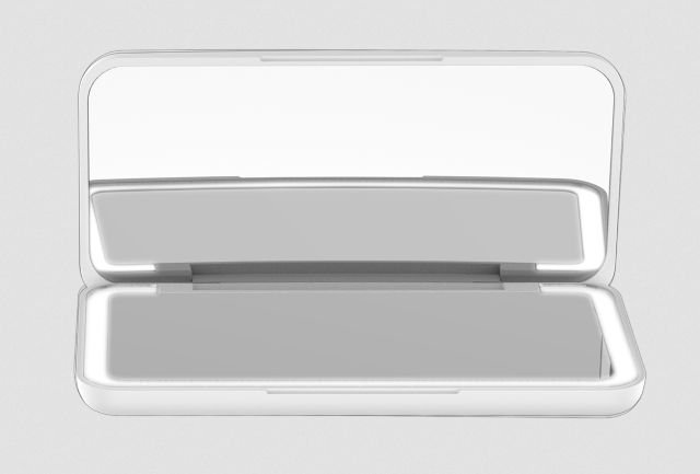 Kosmetikspejl med LED-diode, hvid KZ2010 CONCEPT #3