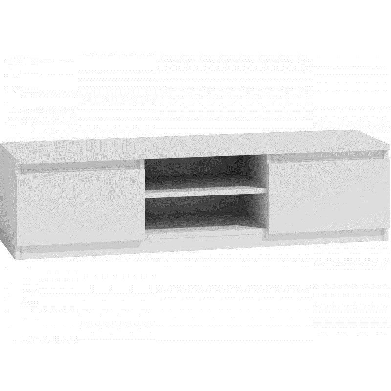 Topeshop RTV140 BIEL TV stativ & underholdningscenter 2 hylder #3
