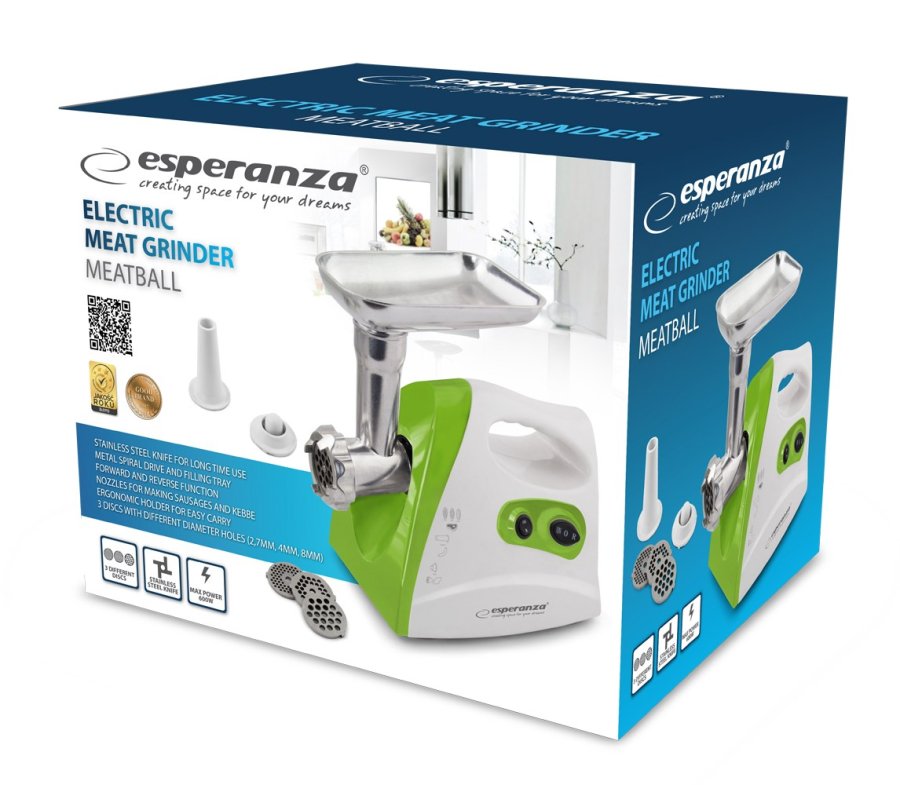 Esperanza EKM012G kdhakker 600 W Grn/hvid #3