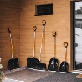 Fiskars 1057186 skovl & spartel Sneskovl Metal Sort, Orange #8