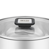 Resto Kitchenware Anser 2,5 L Rund Sort, Rustfrit stl #40