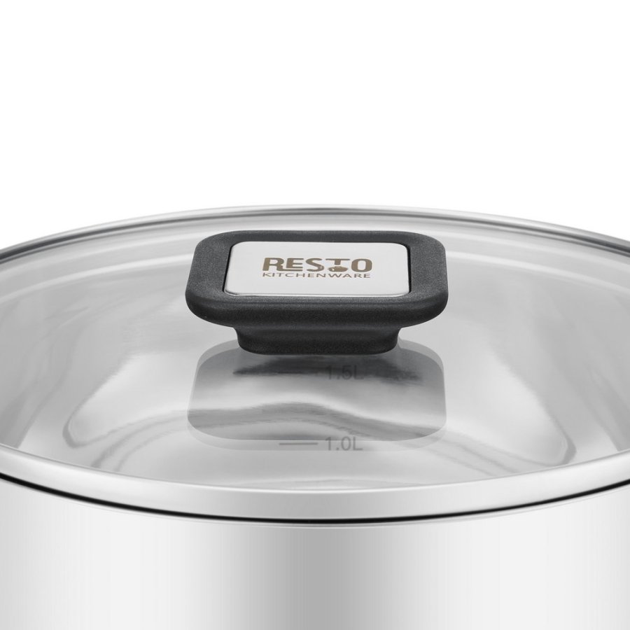 Resto Kitchenware Anser 2,5 L Rund Sort, Rustfrit stl #40