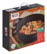 Resto Kitchenware 93506 sovsegryde 4,4 L Rund Sort, Tr #13