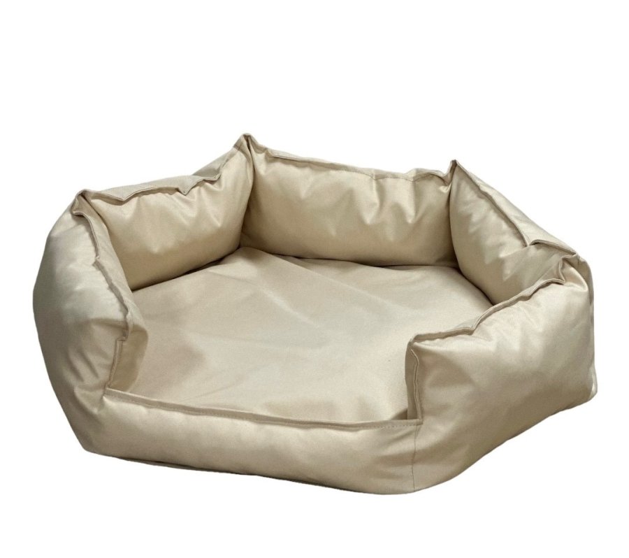 GO GIFT Hexagon beige XXL - seng til kledyr - 90 x 63 x 16 cm #1