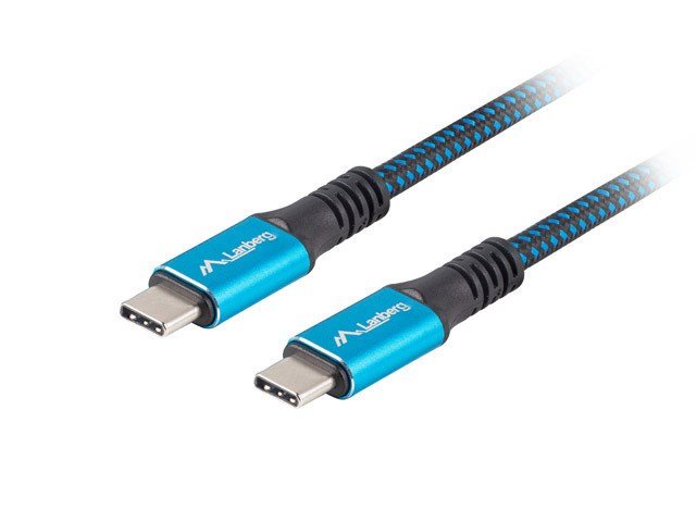 Lanberg CA-CMCM-45CU-0005-BK USB-kabel USB4 Gen 2x2 0,5 m USB C Sort, Bl #1