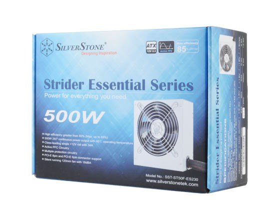 Silverstone ST50F-ES230 enhed til str�mforsyning 500 W 24-pin ATX Aluminium #5