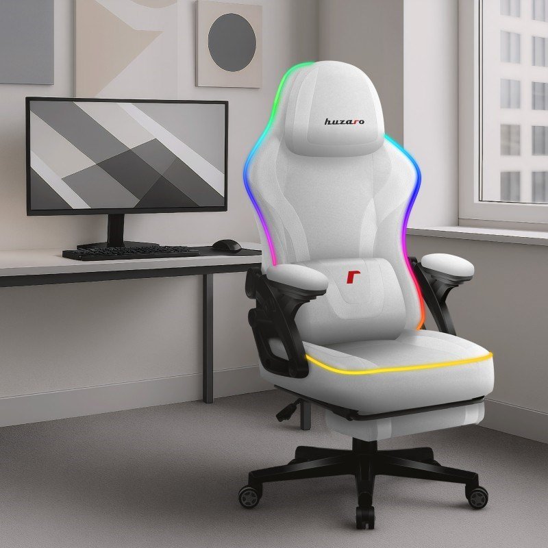 Fotel gamingowy Force 4.6 RGB White Mesh #3