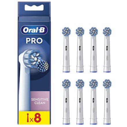 Oral-B | Replaceable toothbrush heads | EB60X-8 Sensitive Clean Pro | Heads | For adults | Number of brush heads included 8 | White #2