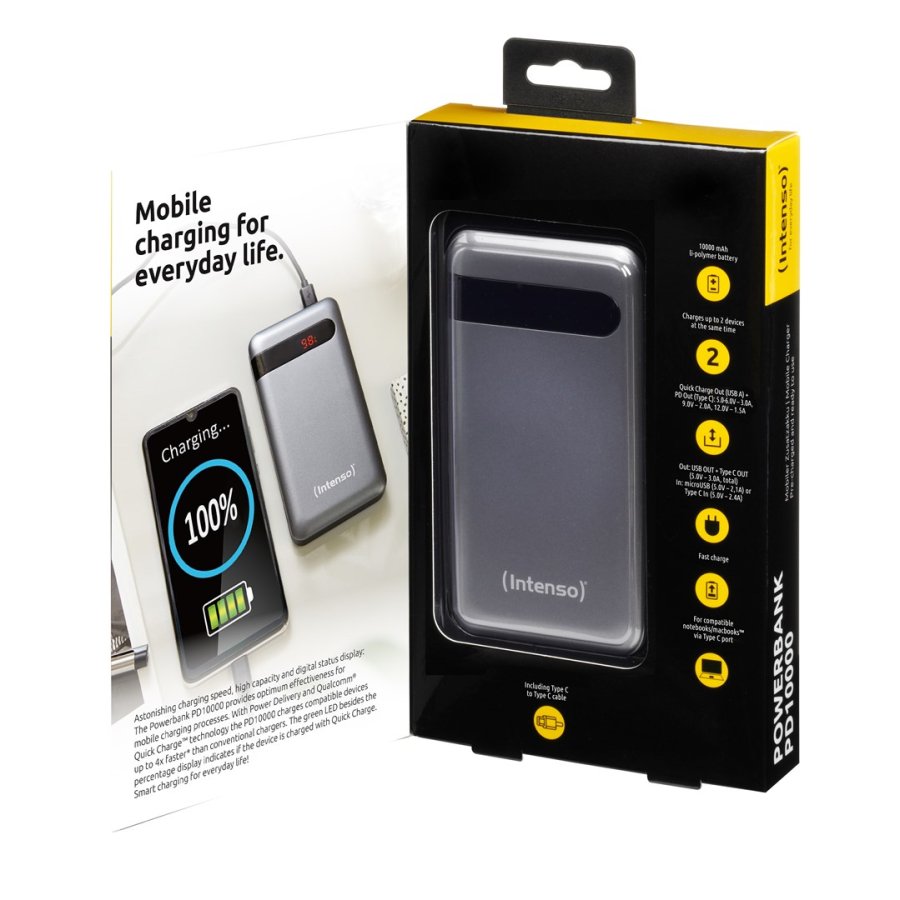 Intenso PD10000 Lithium polymer (LiPo) 10000 mAh Anthracit #4
