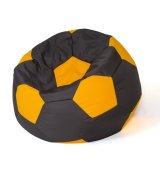 Puf GO GIFT Gul Sort Oxford #1