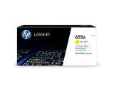 HP Original 655A LaserJet-tonerpatron, gul #1