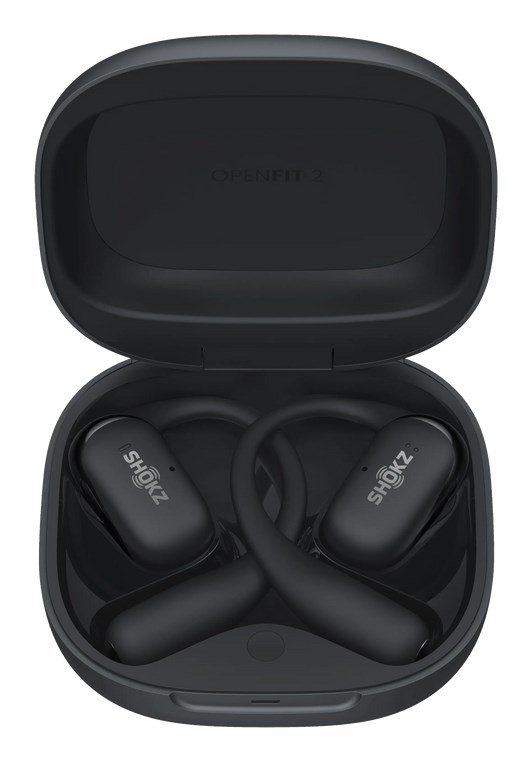 SHOKZ OpenFit 2 Hovedtelefoner Trdls rekrog Opkald/Musik/Sport/Hverdag Sort #3