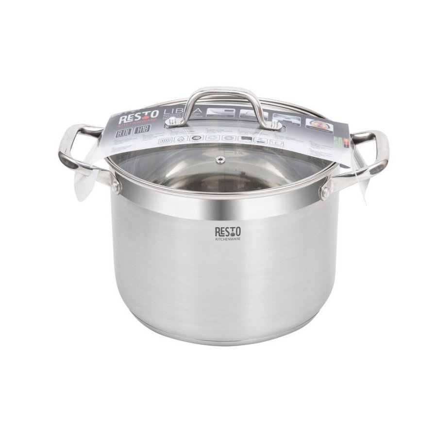 Resto Kitchenware Libra 8 L Rund Rustfrit stl #16