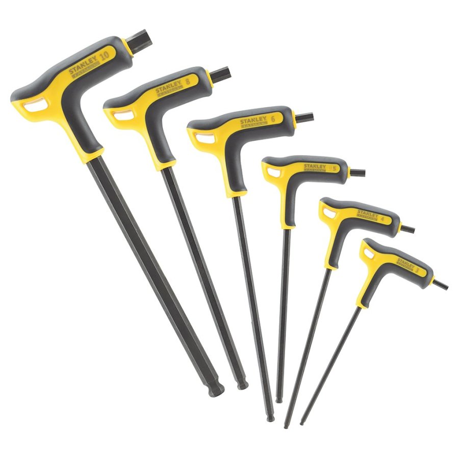 Stanley FMHT0-69049 unbrako n�gle T-h�ndtag unbrakon�gles�t Metric 6 stk #1