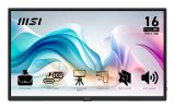 MSI PRO MP165DE E6 B�rbart tv og sk�rm B�rbar sk�rm Sort 39,6 cm (15.6