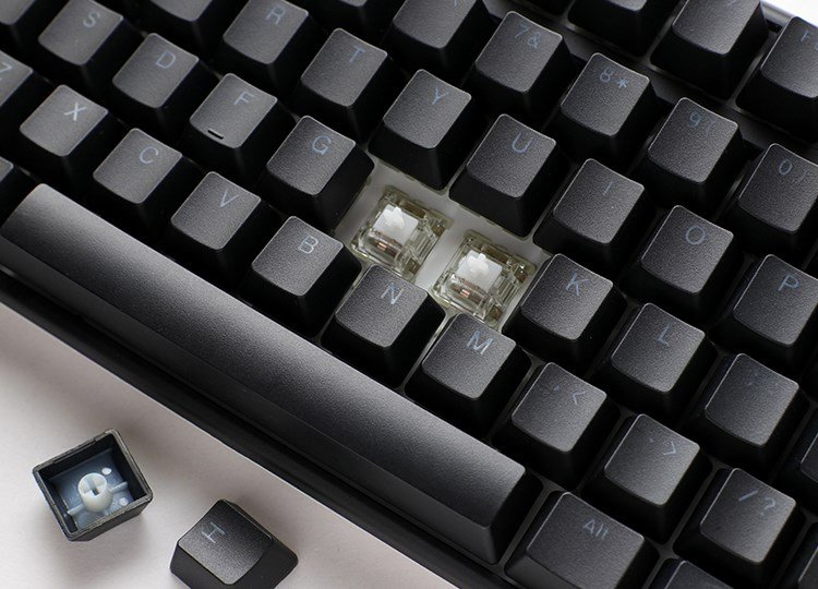 Ducky One 3 Classic TKL tastatur Spil USB Tysk Sort, Hvid #2