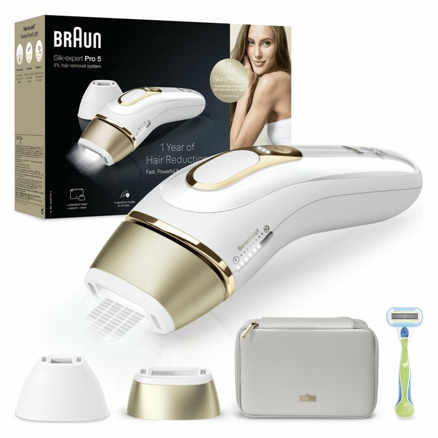 Braun PL5152 Intenst pulserende lys (IPL) Guld, Hvid #1
