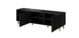 Cama RTV-skab PAFOS 150x42x52 Sort mat #5