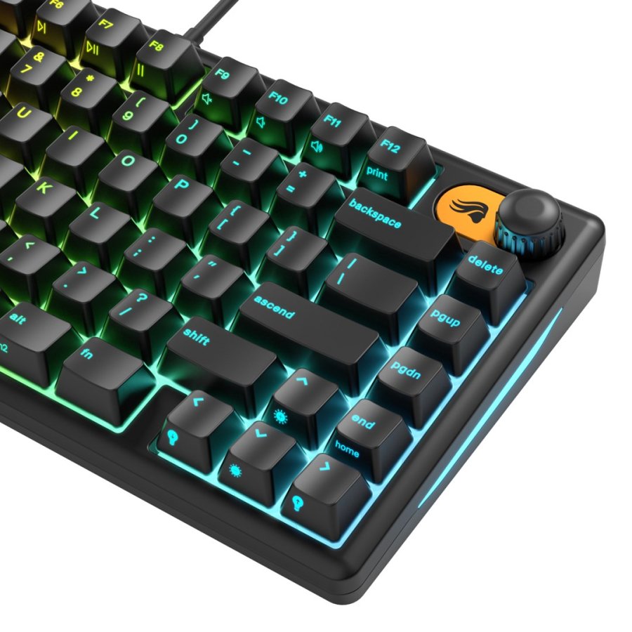 Glorious Gaming GMBK 75% tastatur Spil USB QWERTY US engelsk Sort #6